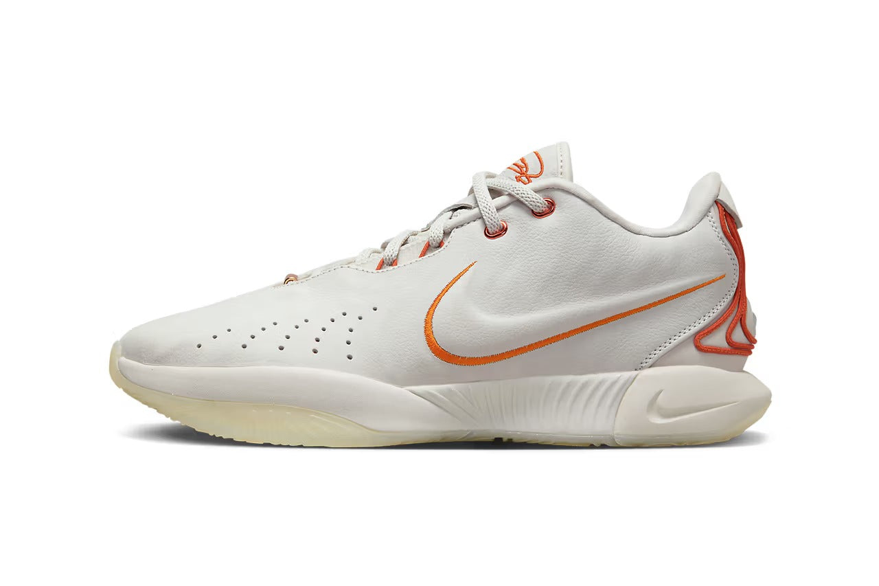 ナイキ レブロン21 ホワイト/オレンジ 29cm NIKE LEBRON 21 