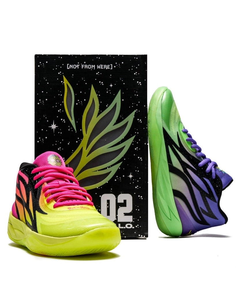 Stylish & Fun: LaMelo Ball Shoes with a Rick and Morty Twist