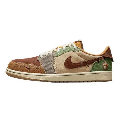 AIR JORDAN 1 LOW VOODOO FLAX UND OIL GREEN
