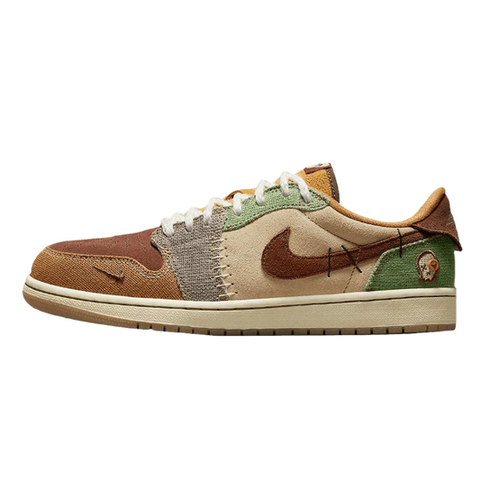 AIR JORDAN 1 LOW VOODOO FLAX UND OIL GREEN