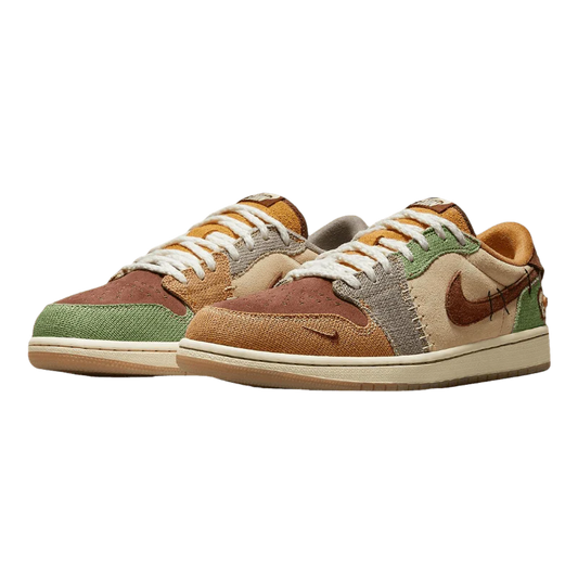 AIR JORDAN 1 LOW VOODOO FLAX UND OIL GREEN